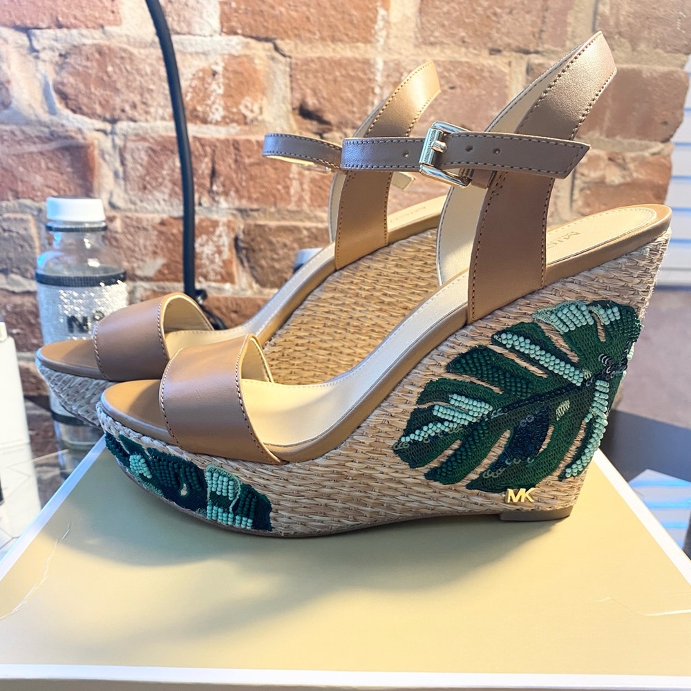 100% Authentic Michael Kors Jill Wedge